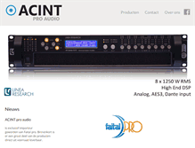 Tablet Screenshot of acint.nl